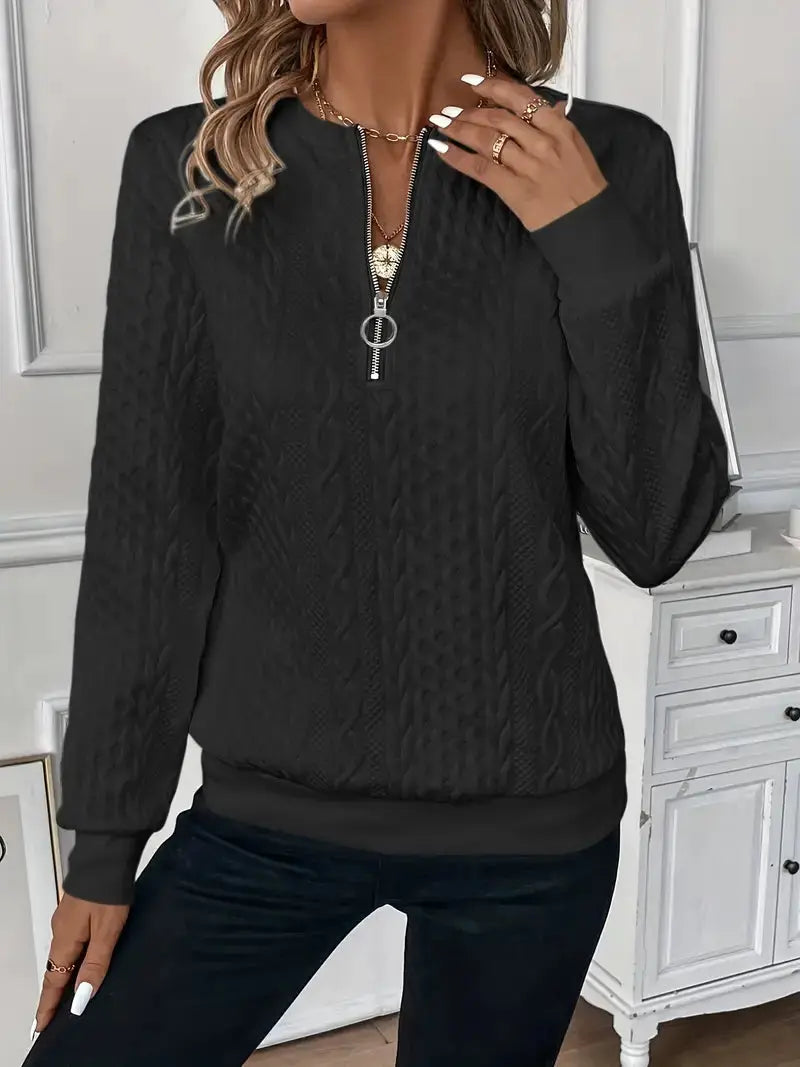 Amy | Sweater with Zipper Elsen Amsterdam