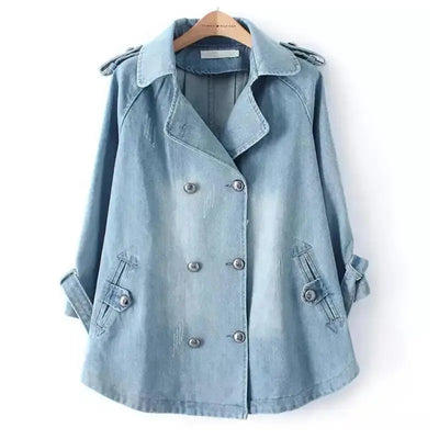 Everyday Denim Cape Coat Elsen Amsterdam