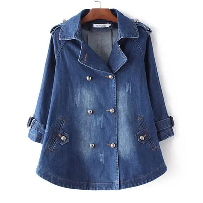 Everyday Denim Cape Coat Elsen Amsterdam