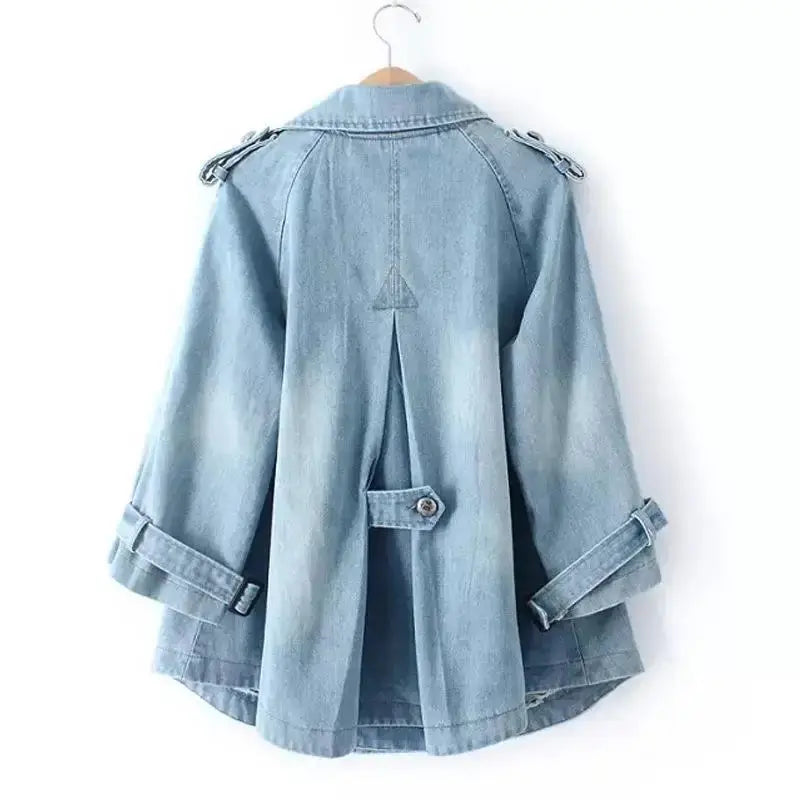 Everyday Denim Cape Coat Elsen Amsterdam