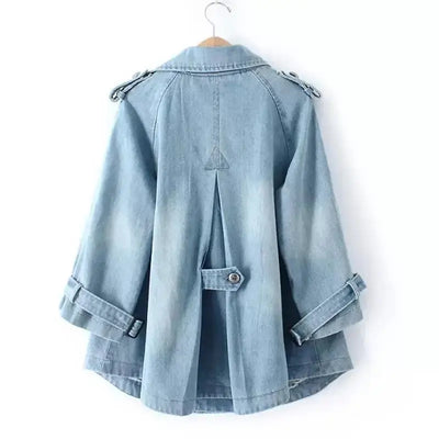 Everyday Denim Cape Coat Elsen Amsterdam