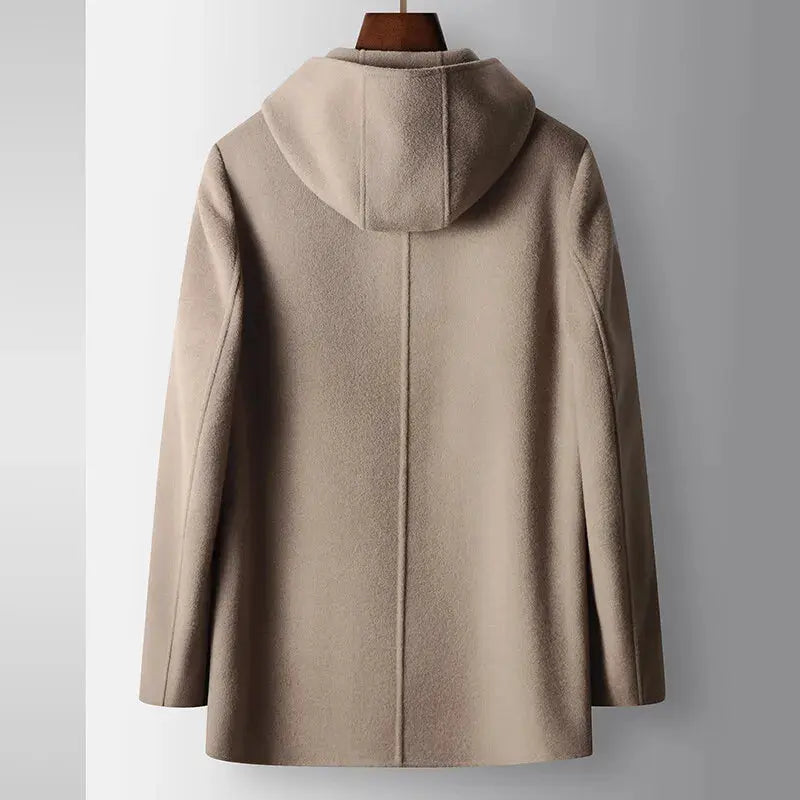 100% Woolen Hooded Coat Elsen Amsterdam