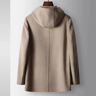 100% Woolen Hooded Coat Elsen Amsterdam