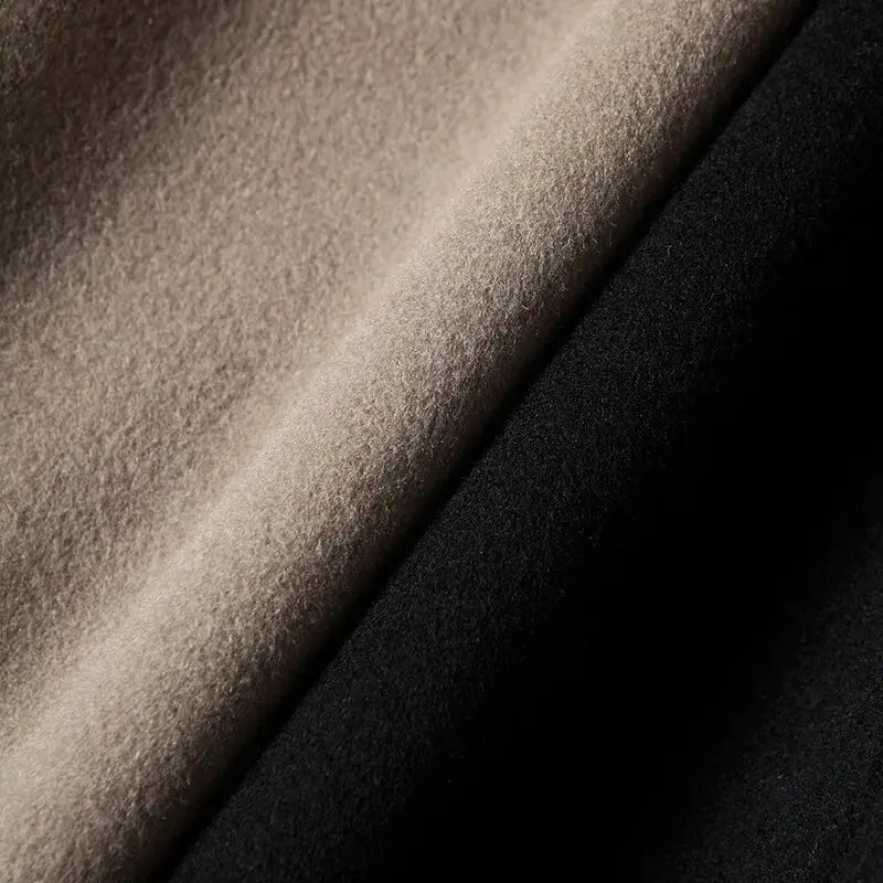 100% Woolen Hooded Coat Elsen Amsterdam
