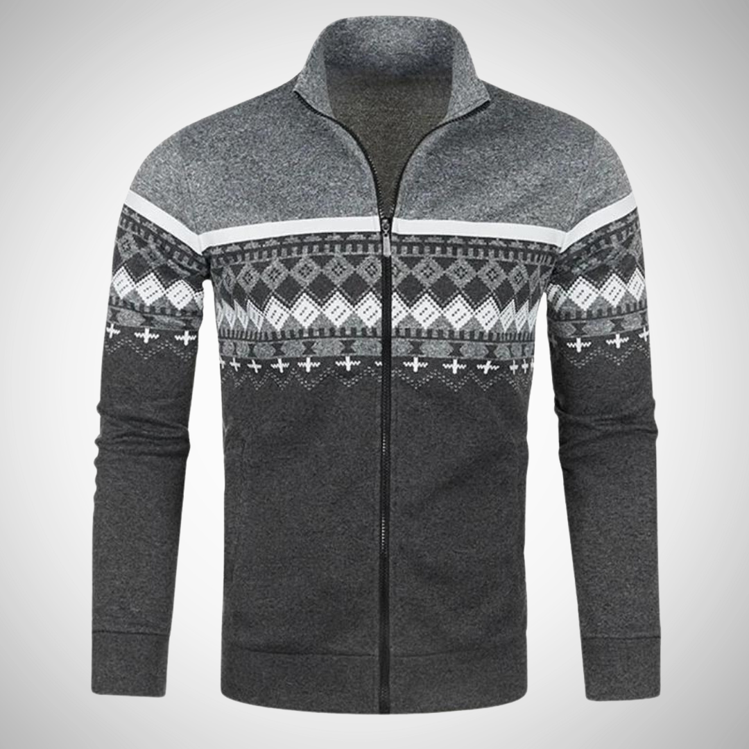 Thor | Nordic Zip Up Sweater