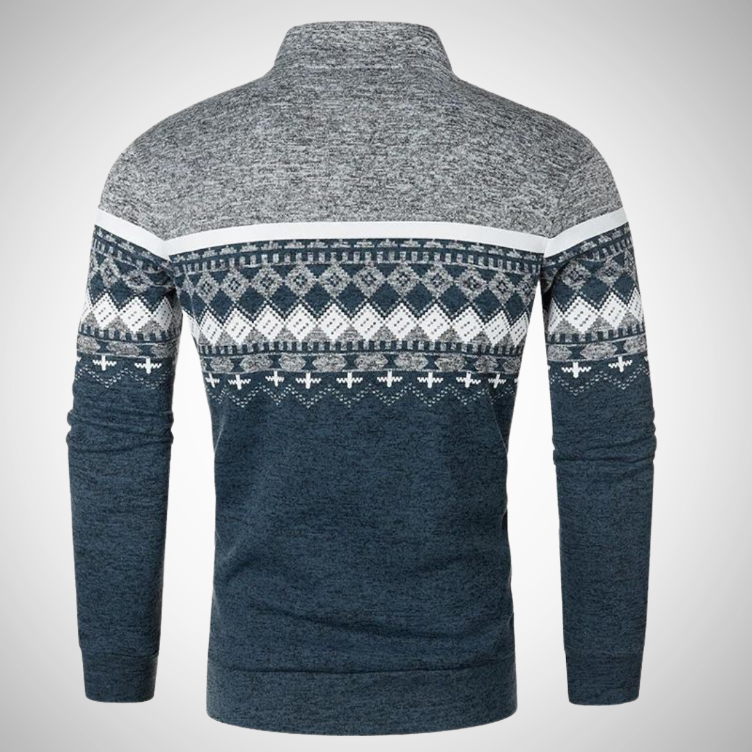 Thor | Nordic Zip Up Sweater