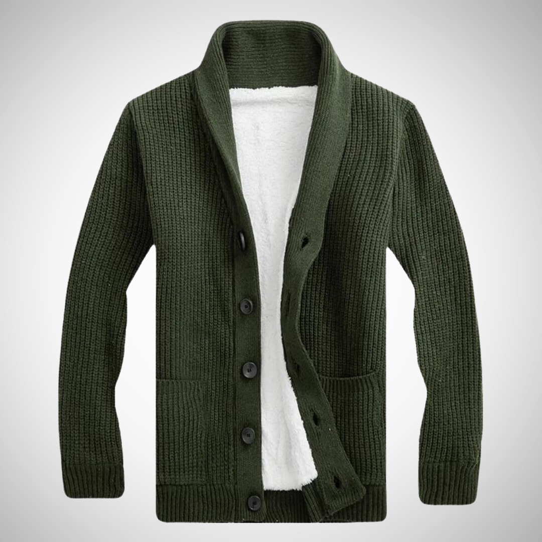 Fleece Lined Shawl Cardigan
