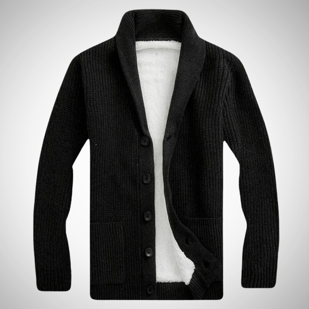 Fleece Lined Shawl Cardigan