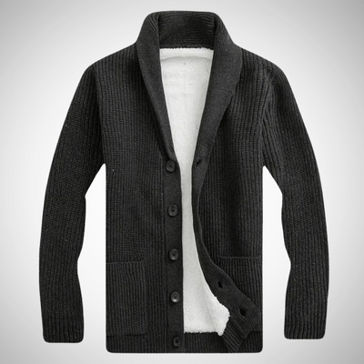 Fleece Lined Shawl Cardigan