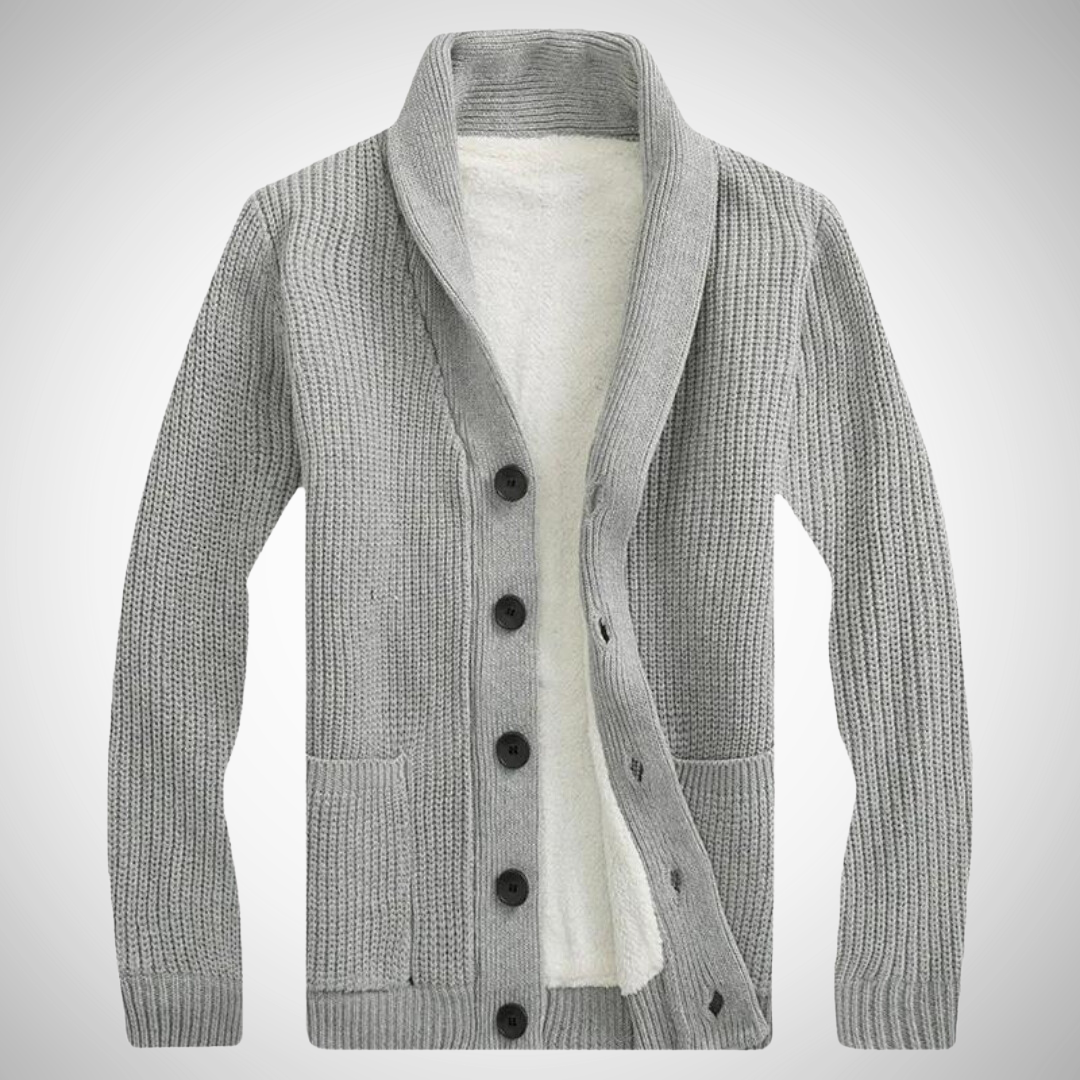 Fleece Lined Shawl Cardigan