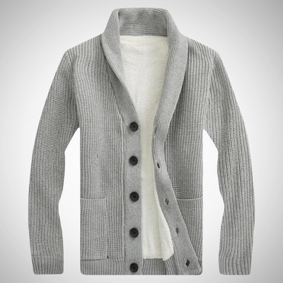Fleece Lined Shawl Cardigan