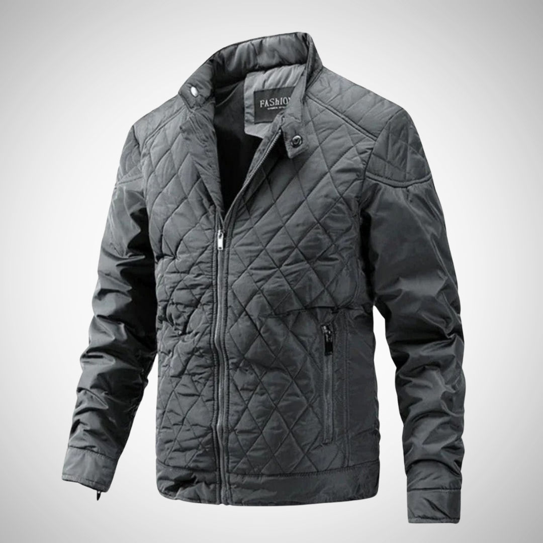 Quilted Casual Autumn Jacket for Men