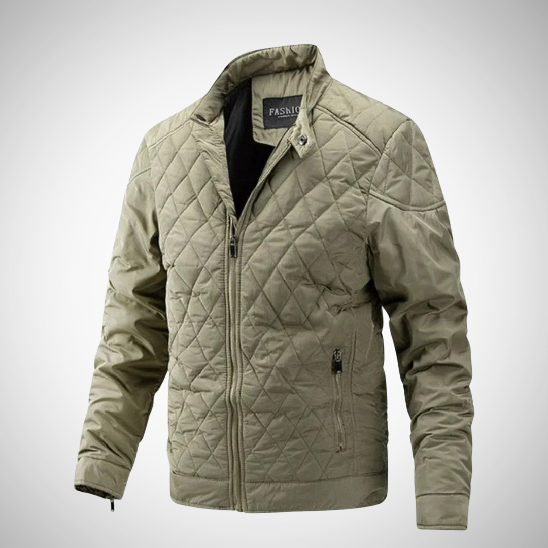 Quilted Casual Autumn Jacket for Men