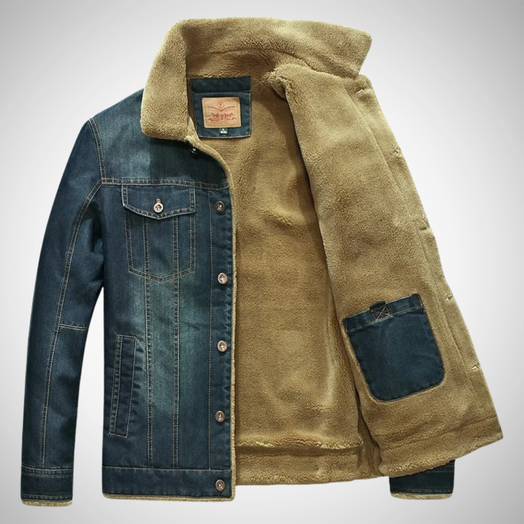 Fleece Lined Denim Jacket