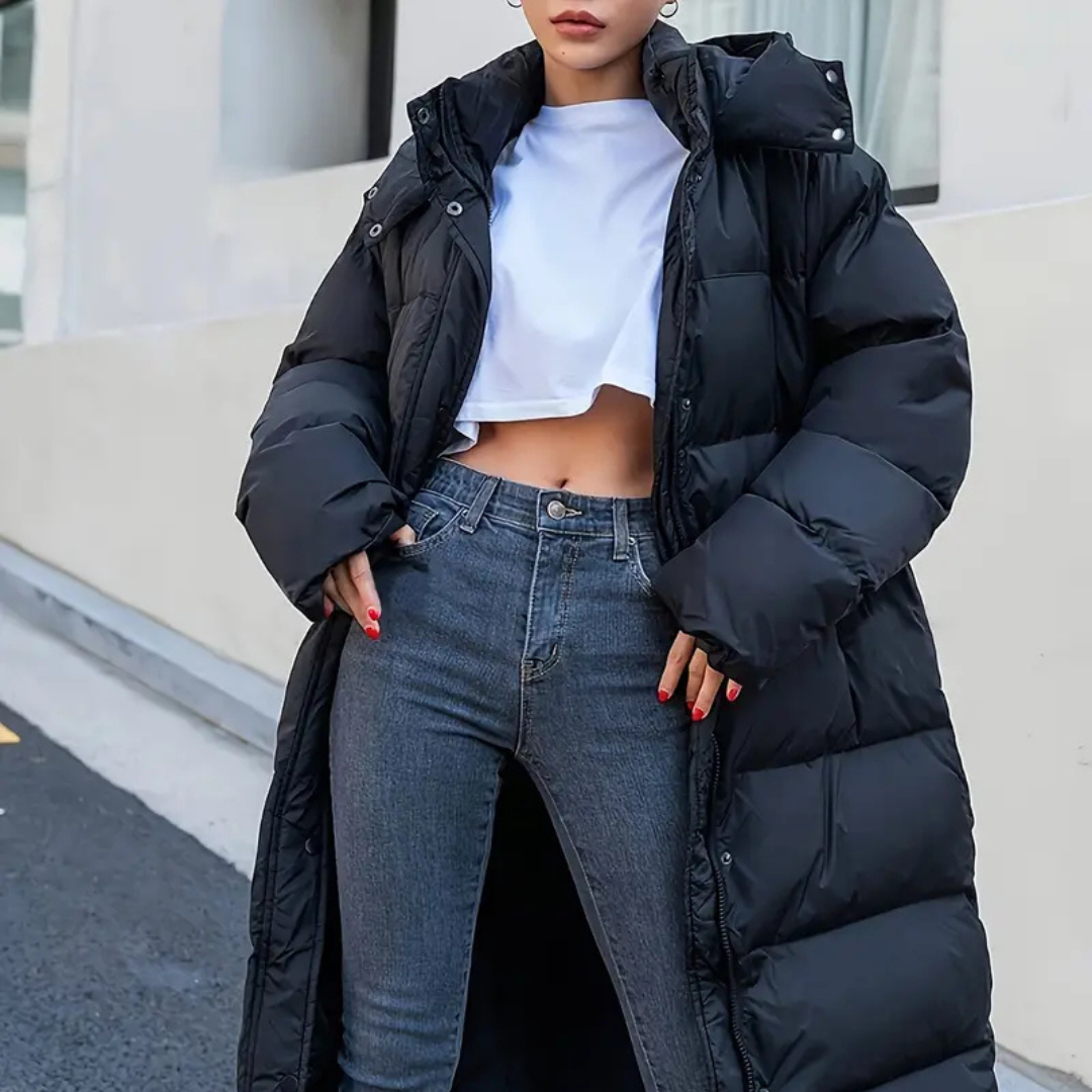 Long Puffer Winter Coat