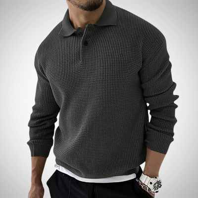 Waffle Knit Polo