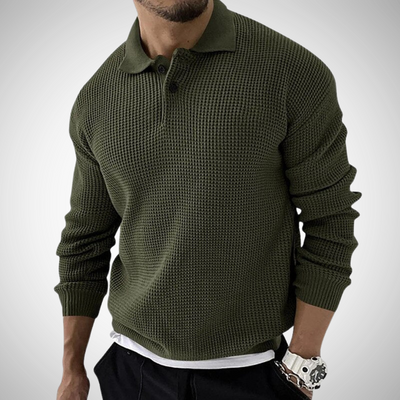 Waffle Knit Polo