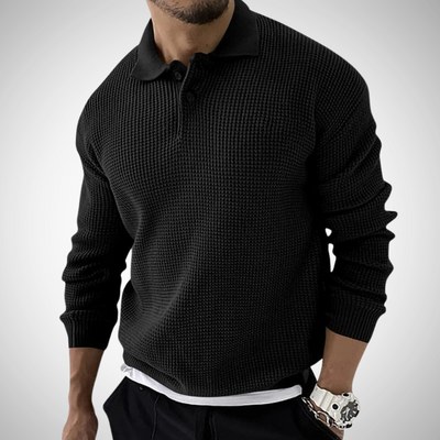 Waffle Knit Polo