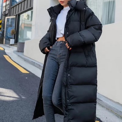 Long Puffer Winter Coat