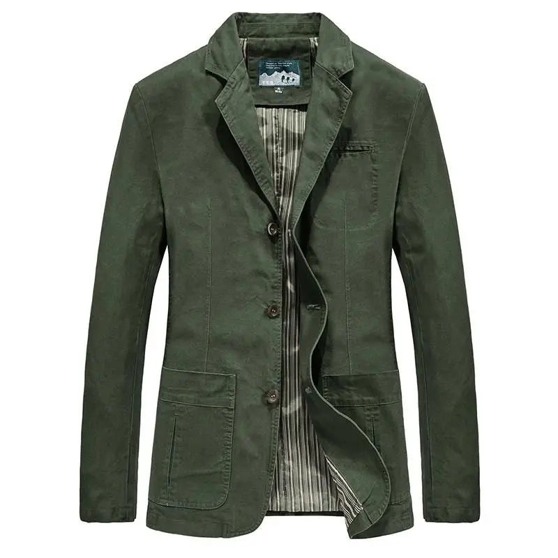 Sydney | Men’s Cotton Collar Coat Elsen Amsterdam