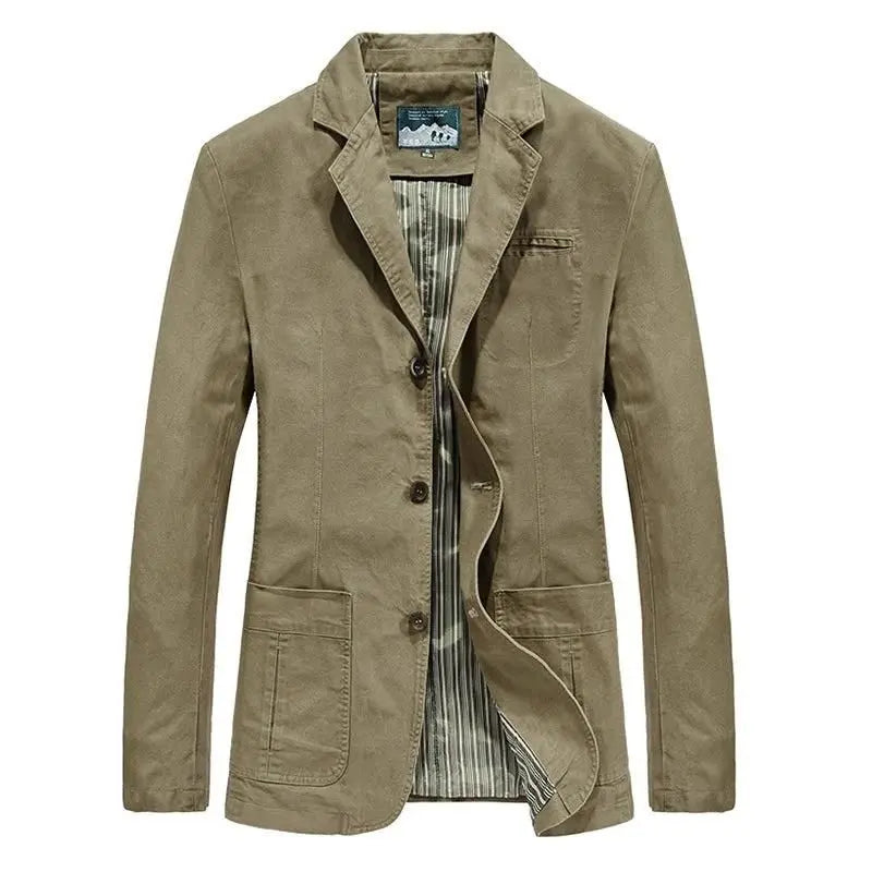 Sydney | Men’s Cotton Collar Coat Elsen Amsterdam