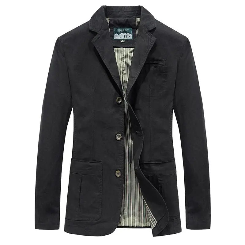 Sydney | Men’s Cotton Collar Coat Elsen Amsterdam