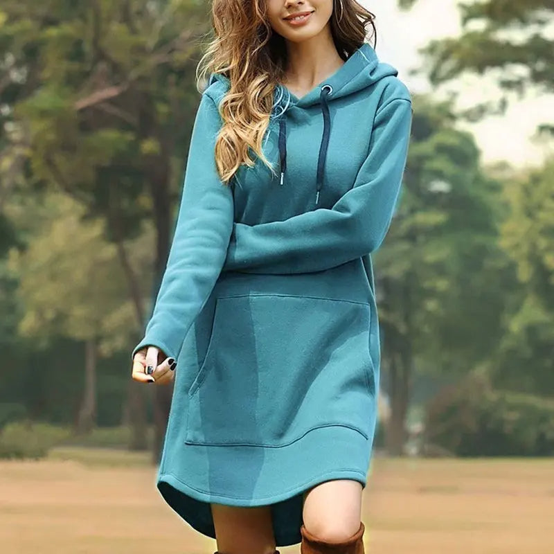 Élan Cocoon Hoodie Dress