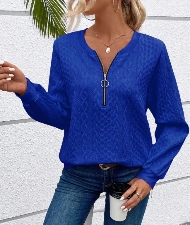 Amy | Sweater with Zipper Elsen Amsterdam