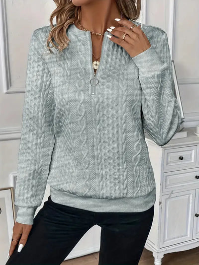 Amy | Sweater with Zipper Elsen Amsterdam