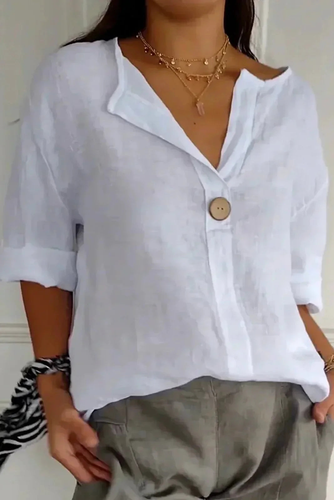 Tammy | Relaxed Linen Top