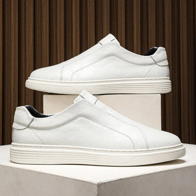 Essential Leather Slip-On Sneakers