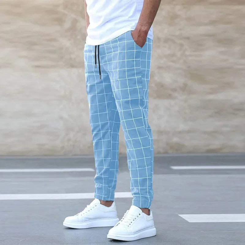 Gridline Tapered Joggers