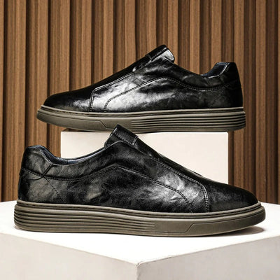 Essential Leather Slip-On Sneakers