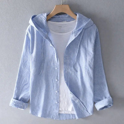 Nova Linen Hoodie Elsen Amsterdam