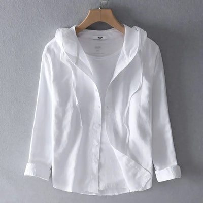 Nova Linen Hoodie Elsen Amsterdam