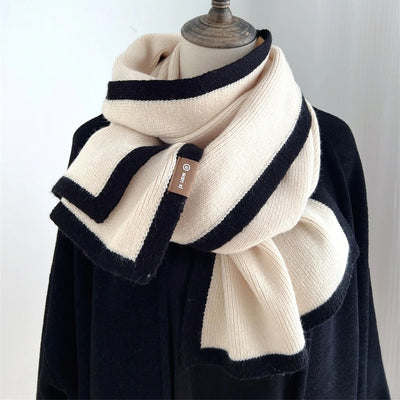 Versatile Striped Unisex Winter Scarf