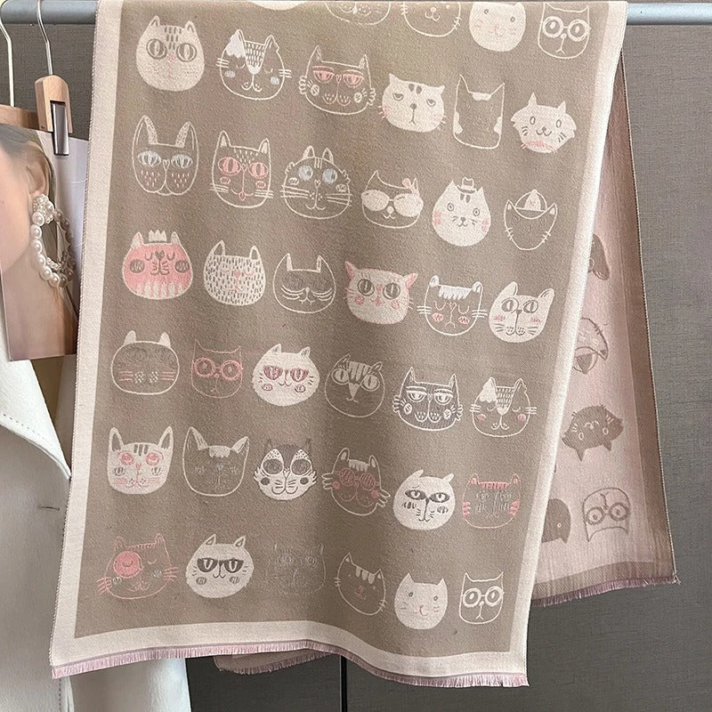 Cat Constellation All-in-One Shawl