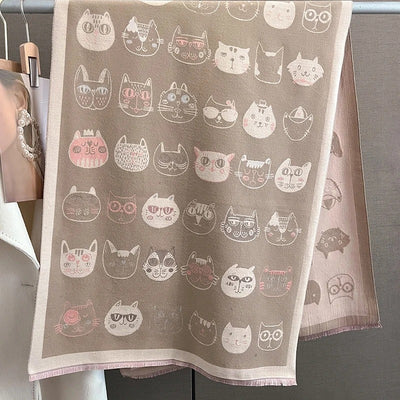 Cat Constellation All-in-One Shawl