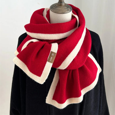 Versatile Striped Unisex Winter Scarf