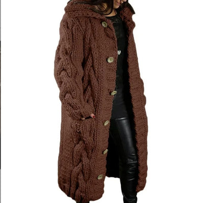 Aurora | Chunky Knit Sweater Coat