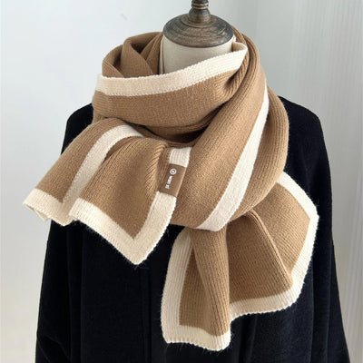 Versatile Striped Unisex Winter Scarf