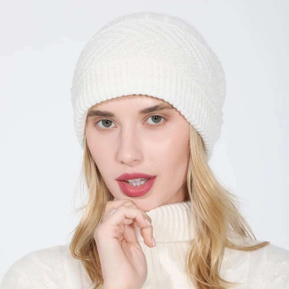 Transformer Beanie-Scarf: Stretchy Knitted Skull Cap & Snood