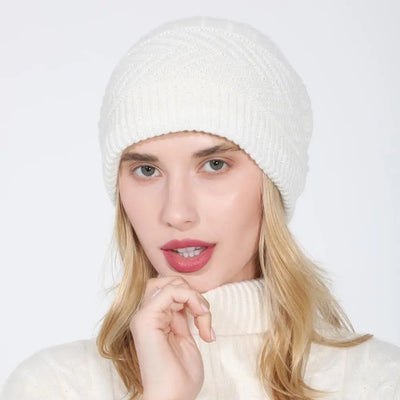 Transformer Beanie-Scarf: Stretchy Knitted Skull Cap & Snood