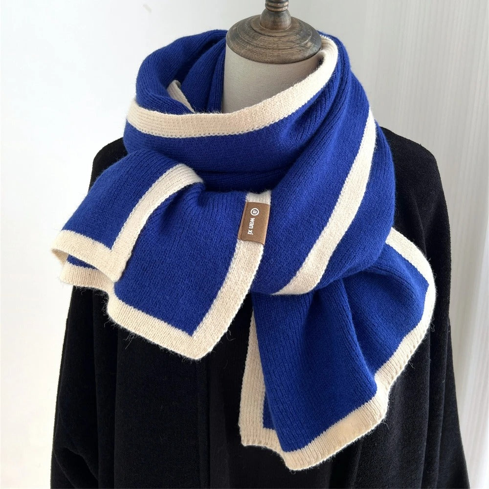 Versatile Striped Unisex Winter Scarf