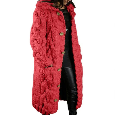 Aurora | Chunky Knit Sweater Coat