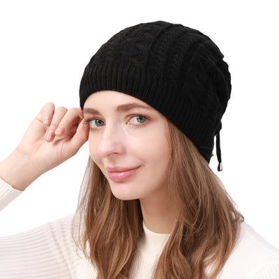 Transformer Beanie-Scarf: Stretchy Knitted Skull Cap & Snood