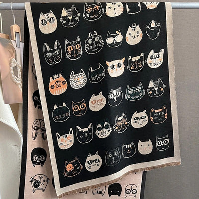 Cat Constellation All-in-One Shawl