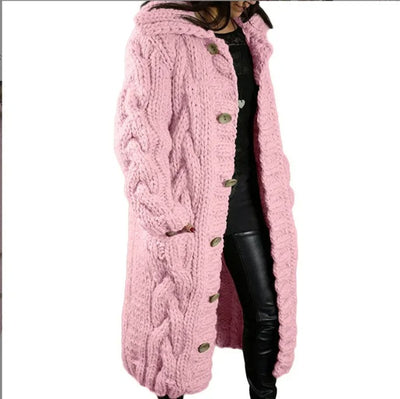 Aurora | Chunky Knit Sweater Coat
