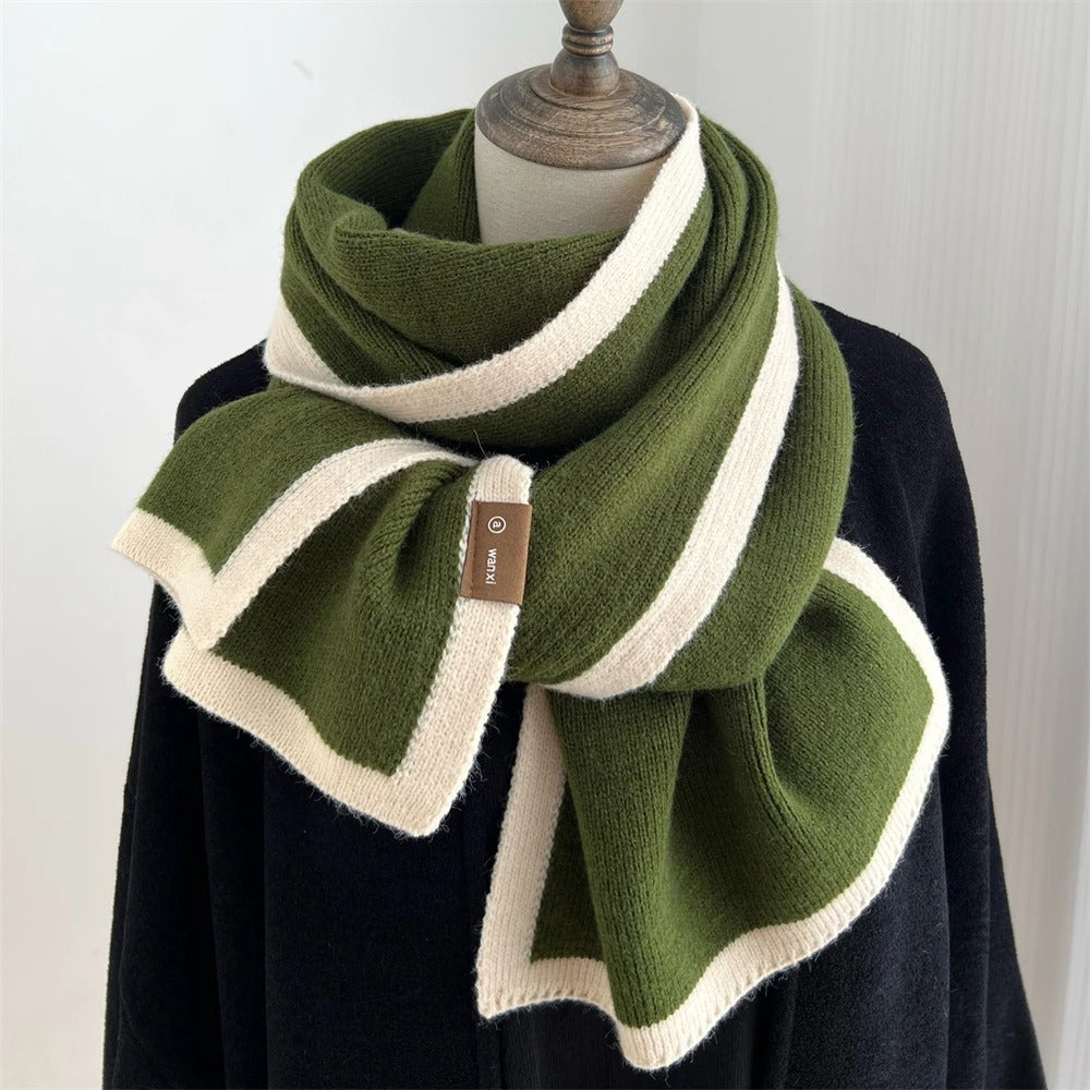 Versatile Striped Unisex Winter Scarf