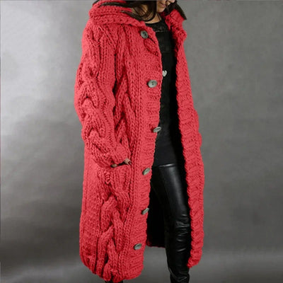 Aurora | Chunky Knit Sweater Coat